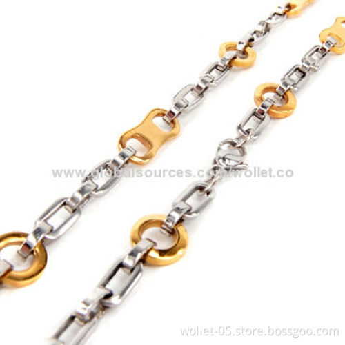 Fashion Jewelry Chains, Made of 316L Stainless Steel with IPG Plating, Accept CustomizationNew
